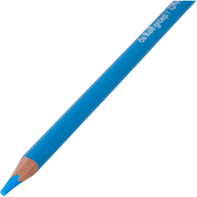 Kleurpotloden | de Rolf groep | driekantig blauw, 12 stuks