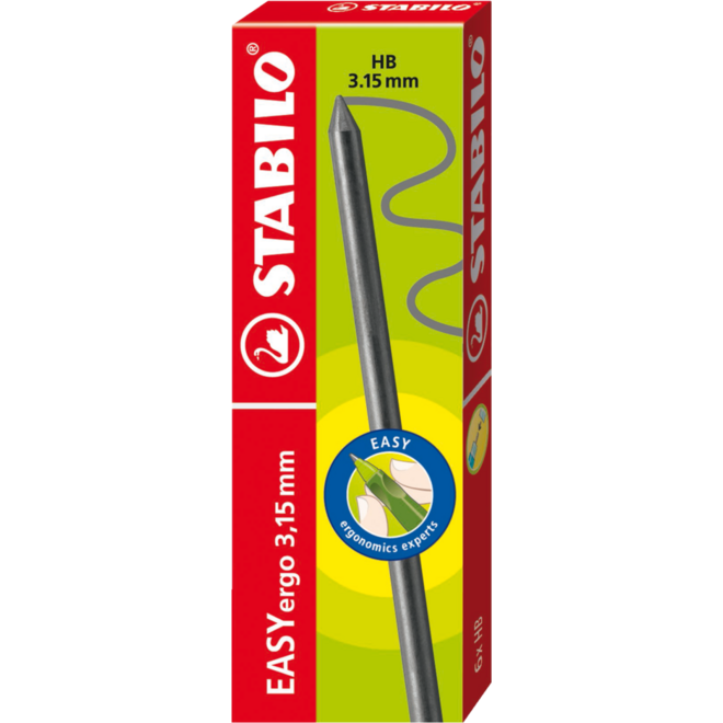 Vullingen STABILO EASYergo 3.15 stiften, 6 stuks