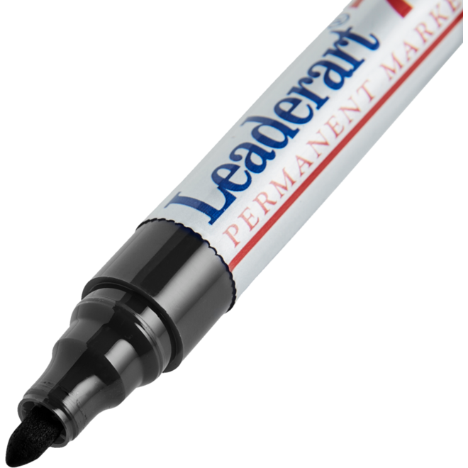 Permanent marker rond 1-3 mm zwart