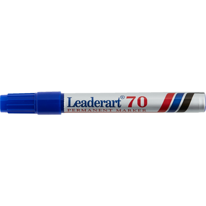 Permanent marker rond 1-3 mm blauw