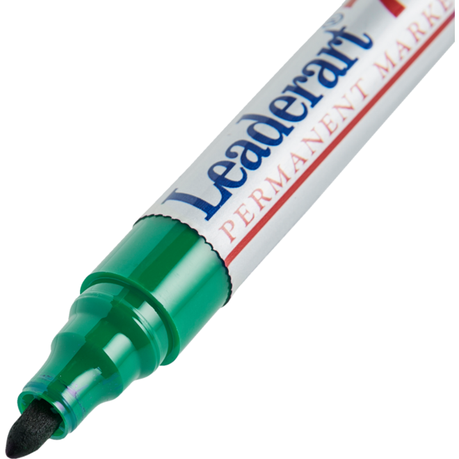 Permanent marker rond 1-3 mm groen