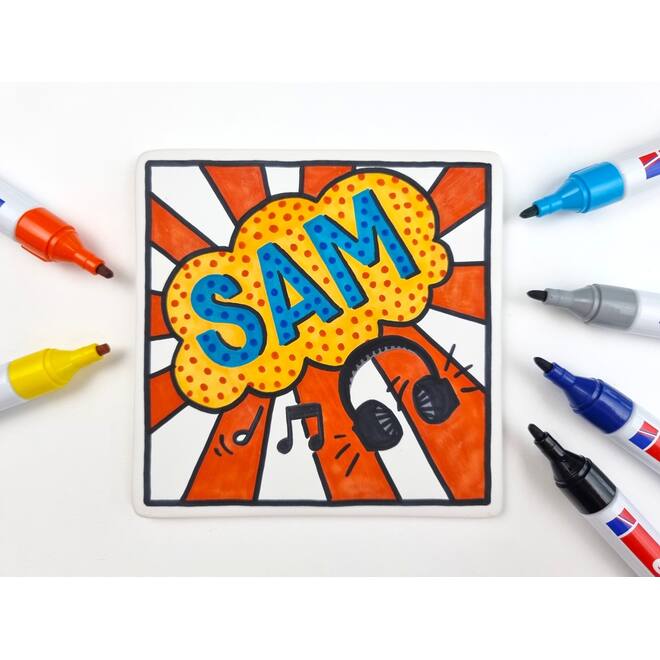 Permanent marker edding 3000 assorti 1,5-3 mm, 10 stuks