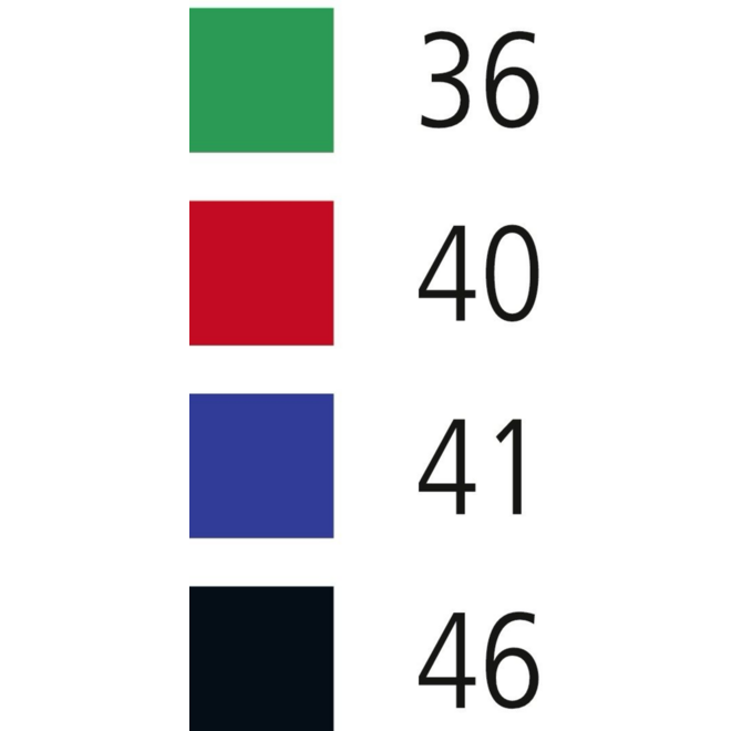 Overheadschrijver STABILO uitwisbaar ass. 4 stuks