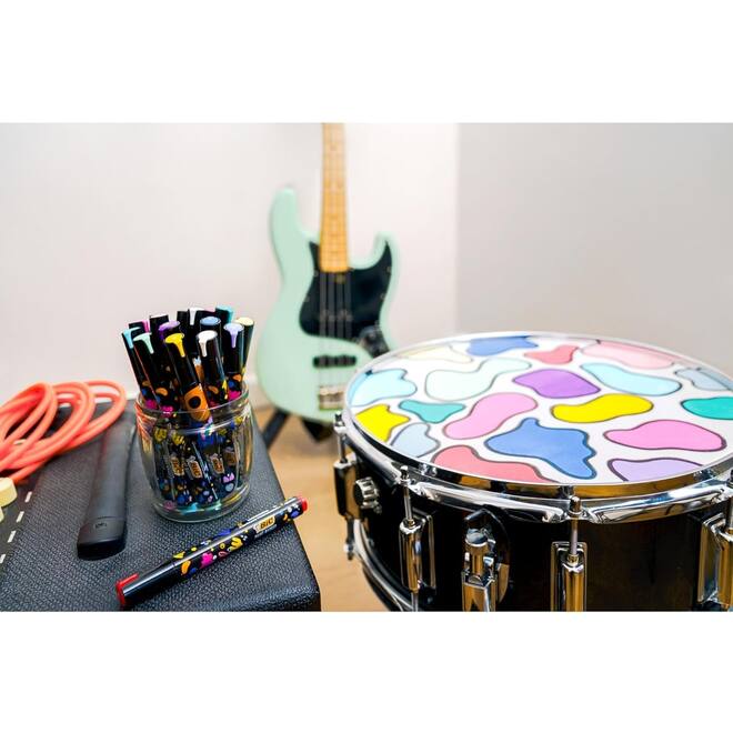 Acrylmarker BIC paint assorti, 12 stuks