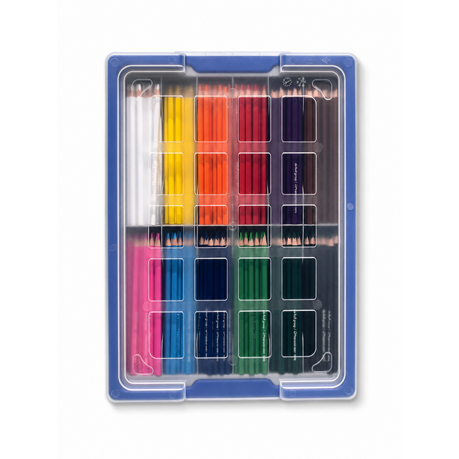 Kleurpotloden | de Rolf groep | driekantig 7,5 mm assorti classpack, 288 stuks