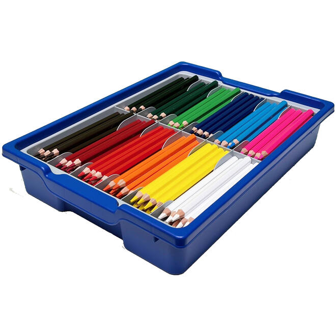 Kleurpotloden | de Rolf groep | knotsen 10 mm assorti classpack, 144 stuks