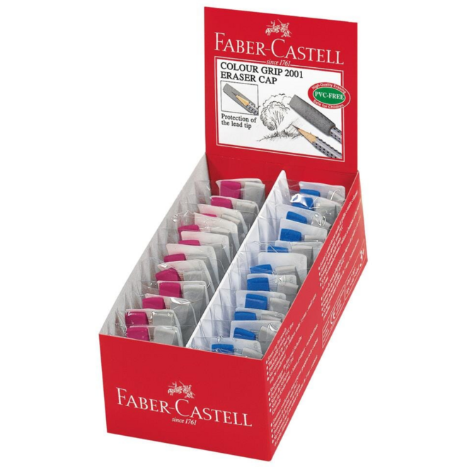 Gumdop Faber-Castell GRIP 2001 assorti, 48 stuks