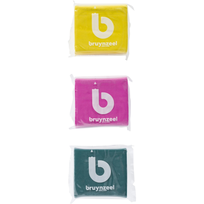 Kneedgum Bruynzeel assorti, 3 stuks