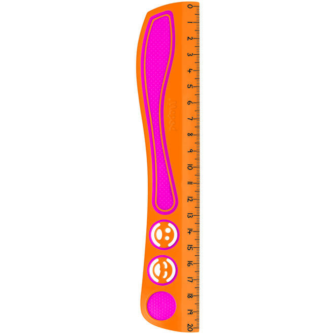 Liniaal Maped Kidy learn assorti, 20 cm
