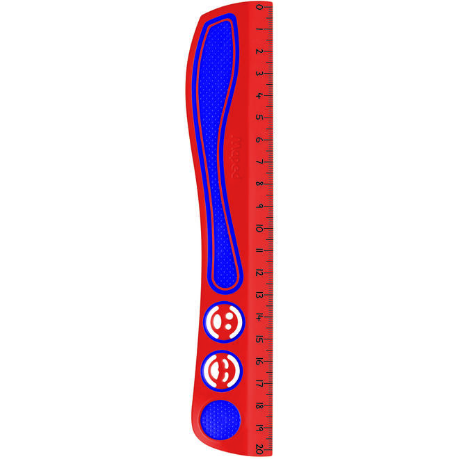 Liniaal Maped Kidy learn assorti, 20 cm