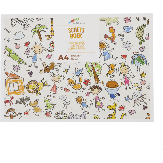 Schetsboek | de Rolf groep A4, 80 vel