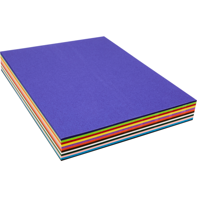 Wasco papier 25 x 32 cm ass. 240 vel in 12 kleuren, 120 grs.