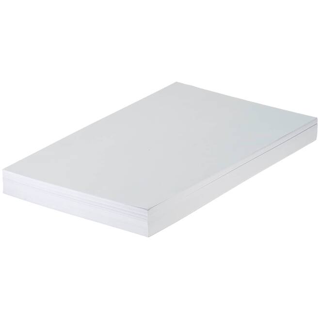 Tekenpapier 50 x 32 cm wit 250 vel, 120 grs.