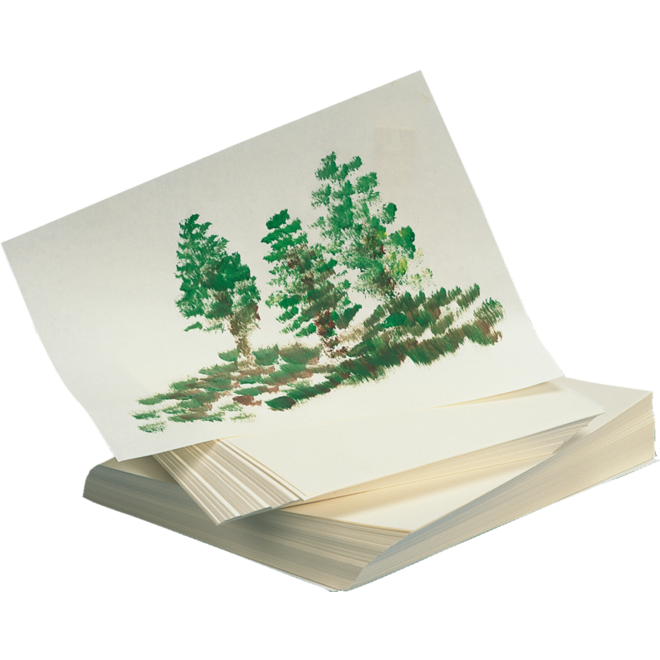 Verfpapier 25 x 32 cm 500 vel, 60 grs.
