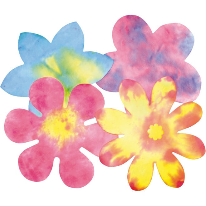 Filterpapier bloemen 23 cm, 80 stuks