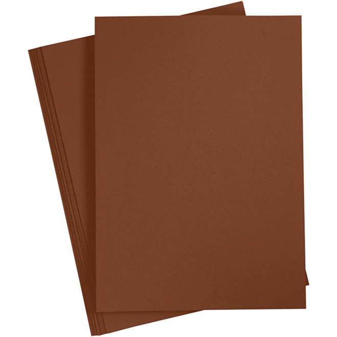 Omslagkarton bruin A4, 250 vel, 120 grs