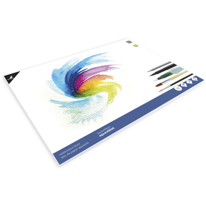 Aquarelpapier A3 roomwit 300 gram, 16 vel