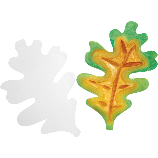 Jumbo bladeren 46 x 38 cm assorti, 24 stuks