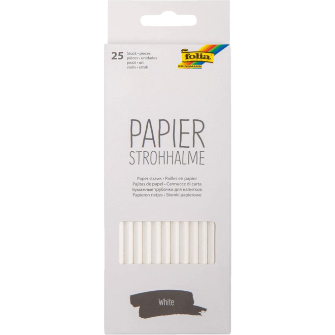 Papieren rietjes