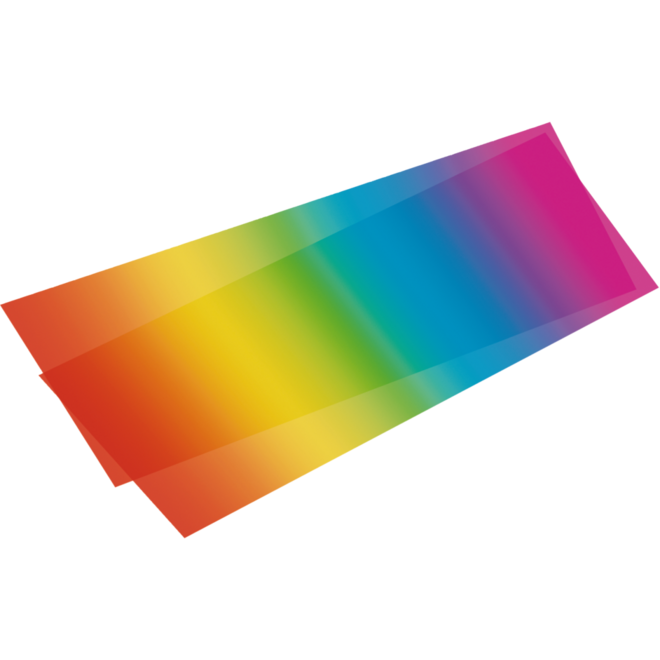 Lampionpapier regenboogkleuren 25 vel, 22 x 51 cm