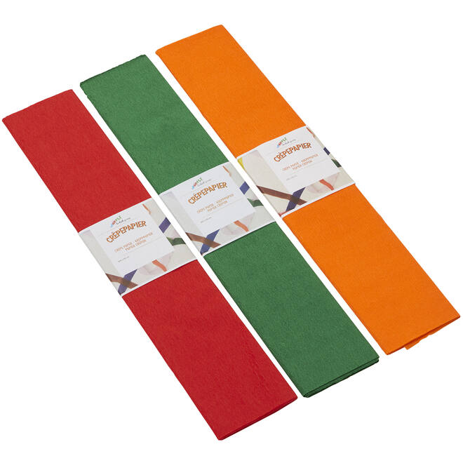 Crêpepapier rood 250 x 50 cm