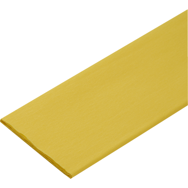 Crêpepapier geel 250 x 50 cm