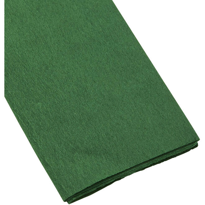 Crêpepapier donkergroen 250 x 50 cm
