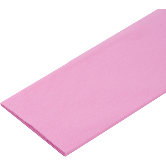 Crêpepapier lichtroze 250 x 50 cm