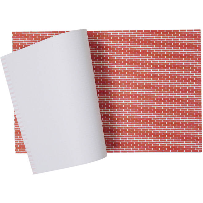 Steentjespapier 50 x 34 cm rood 100 vel