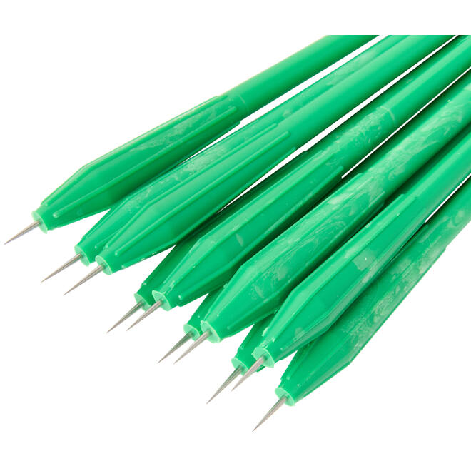 Prikpennen lengte 14 cm groen 10 stuks
