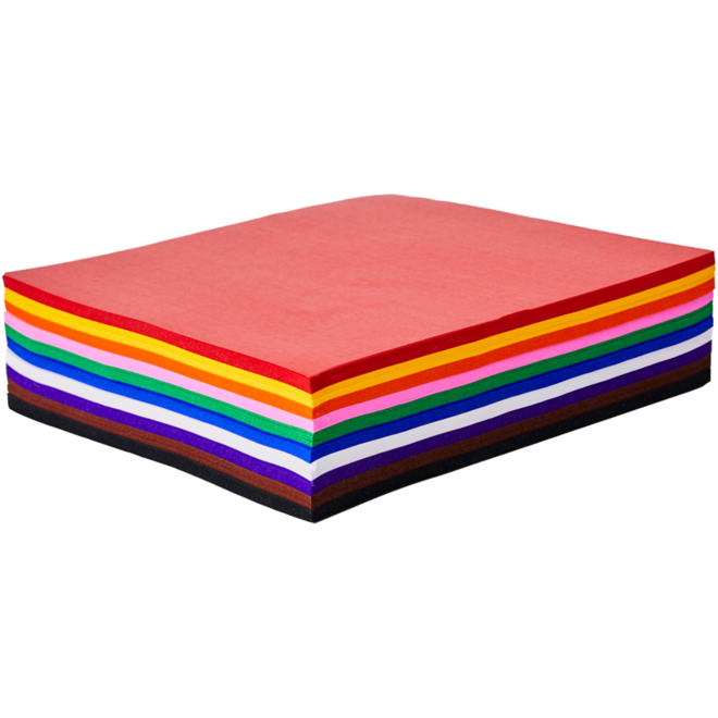 Zijdevloei 12 x 12 cm 12 kleuren, 1000