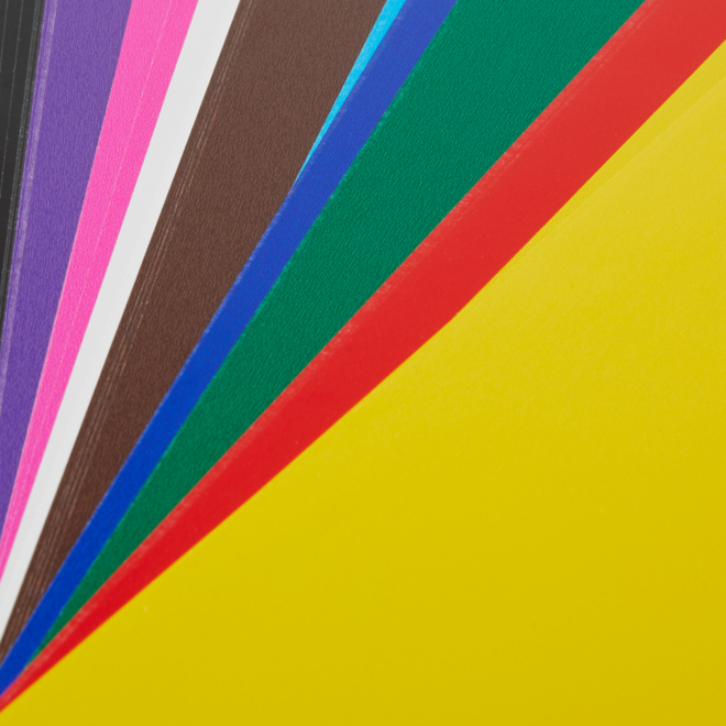 Sitspapier 25 x 17 cm 100 vel 10 kleuren ass., 80 grs.