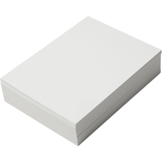 Prikkarton 12 x 16 cm 100 vel wit 250 grs.