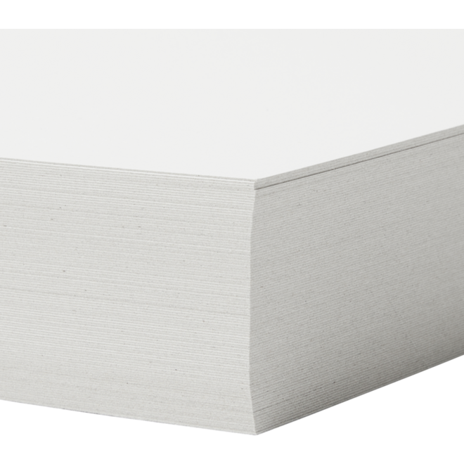 Prikkarton 12 x 16 cm 100 vel wit 250 grs.