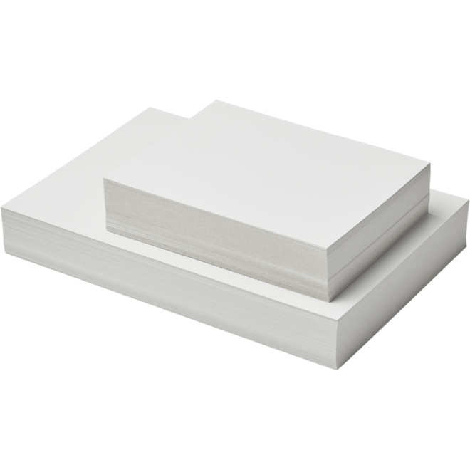 Prikkarton 12 x 16 cm 100 vel wit 250 grs.