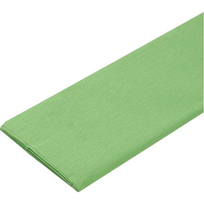 Crêpepapier lichtgroen, 250 x 50 cm