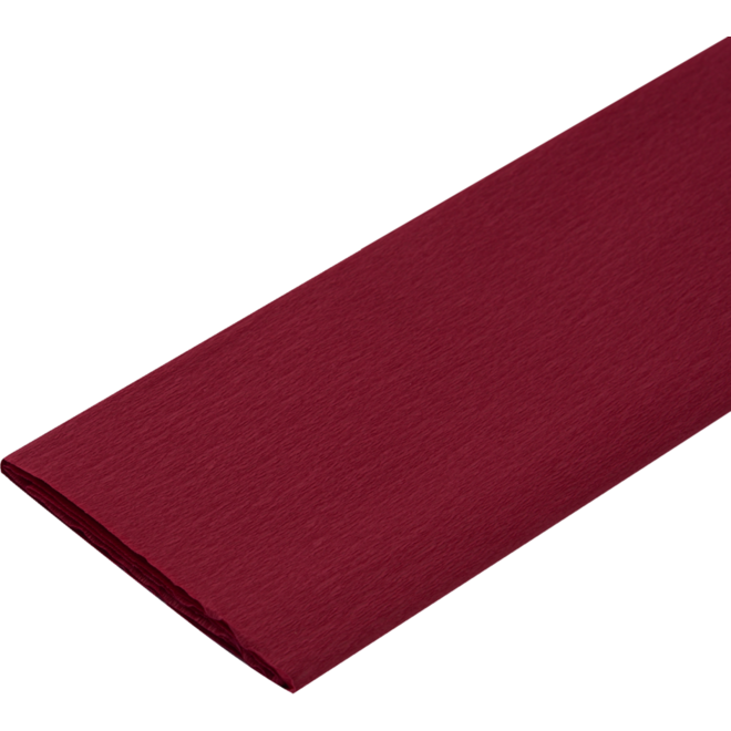 Crêpepapier donkerrood 250 x 50 cm