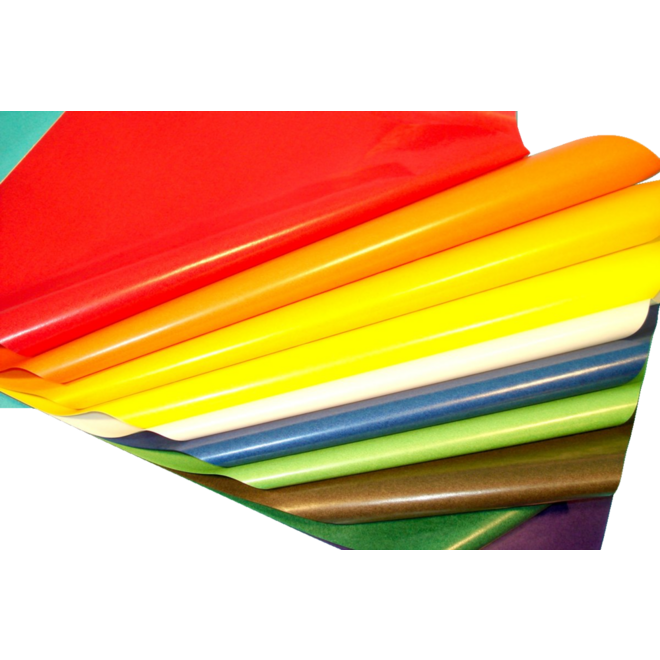 Vliegerpapier 70 x 100 cm 10 kleuren assorti, 10 vel