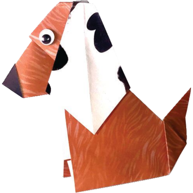Origamipapier Dieren 15 x 15 cm, 72 vel