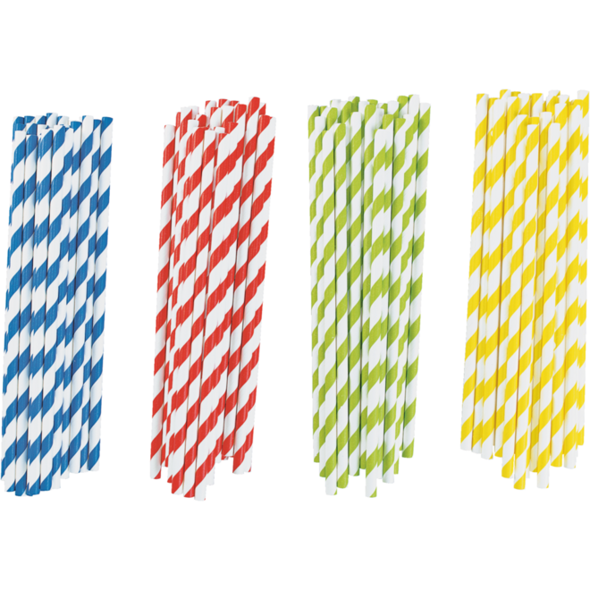 Papieren rietjes