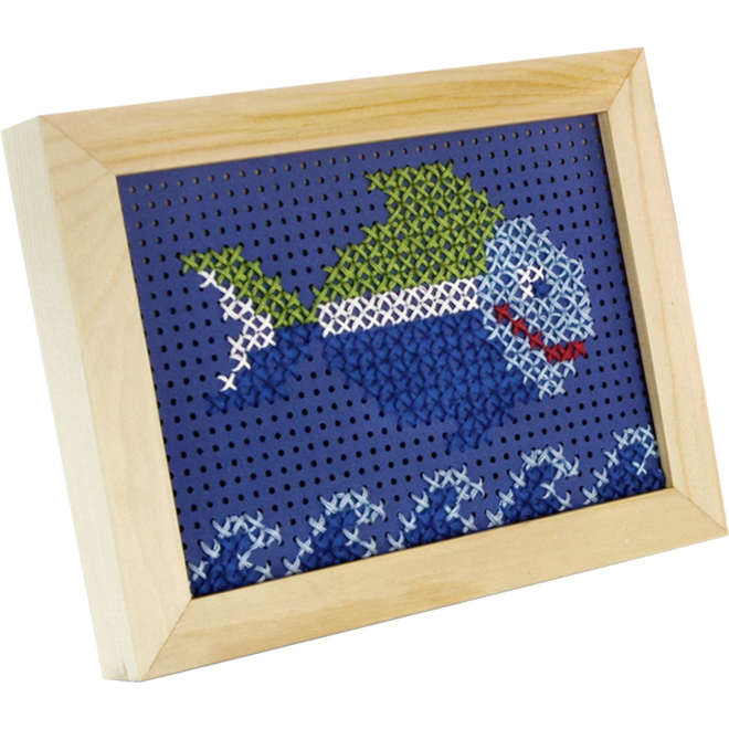 Borduurkarton 17,5 x 24,5 cm 10 kleuren, 40 vel