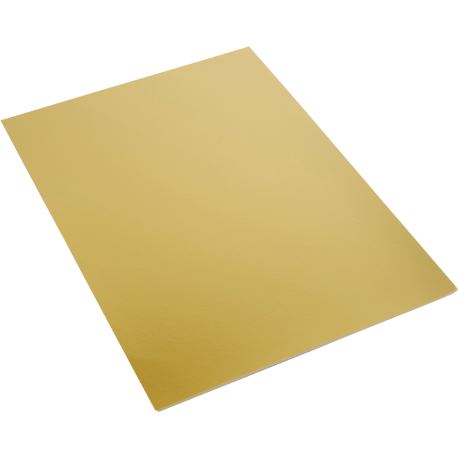 Etalagekarton 48 x 68 cm goud 380 grs, 10 vel