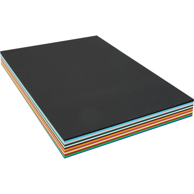 Dun Engels karton A3, 240 vel ass. 12 kleuren, 140 grs.