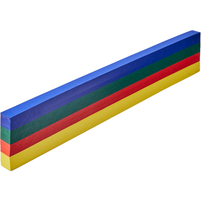 Vlechtstroken 50 x 4 cm 140 grs 4-kleuren 240 stroken