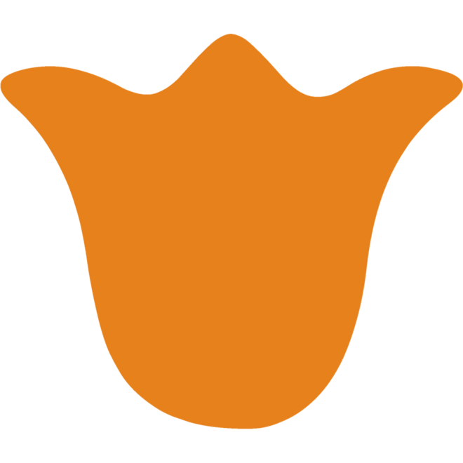 Plakfiguren tulp, 400 stuks