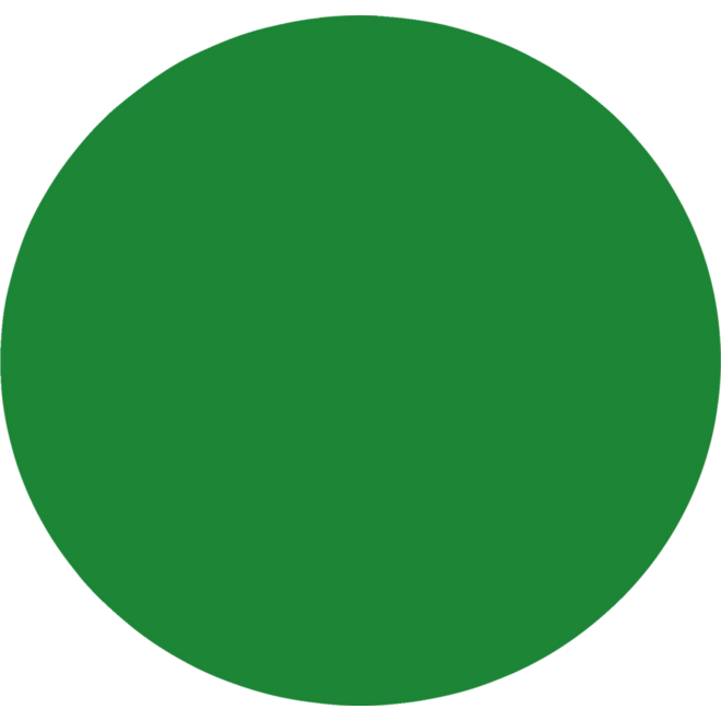 Plakfiguren rond  8 mm, groen 400 stuks