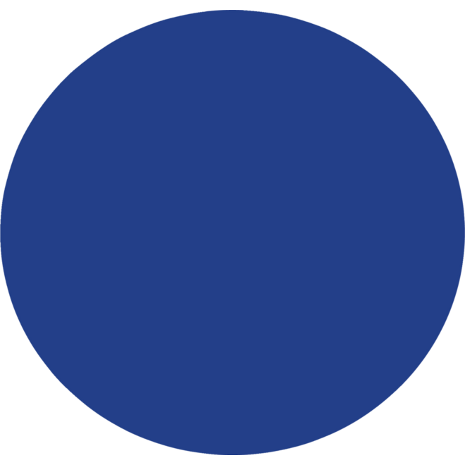 Plakfiguren rond  8 mm, blauw 400 stuks