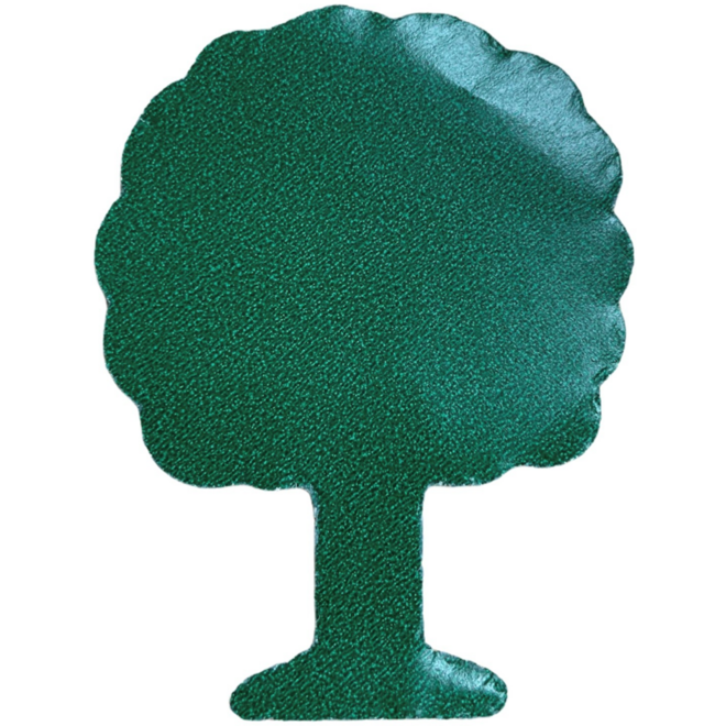 Plakfiguren boom groen, 400 stuks