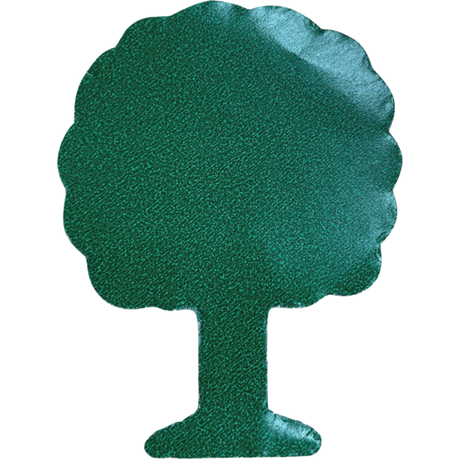 Plakfiguren boom groen, 400 stuks