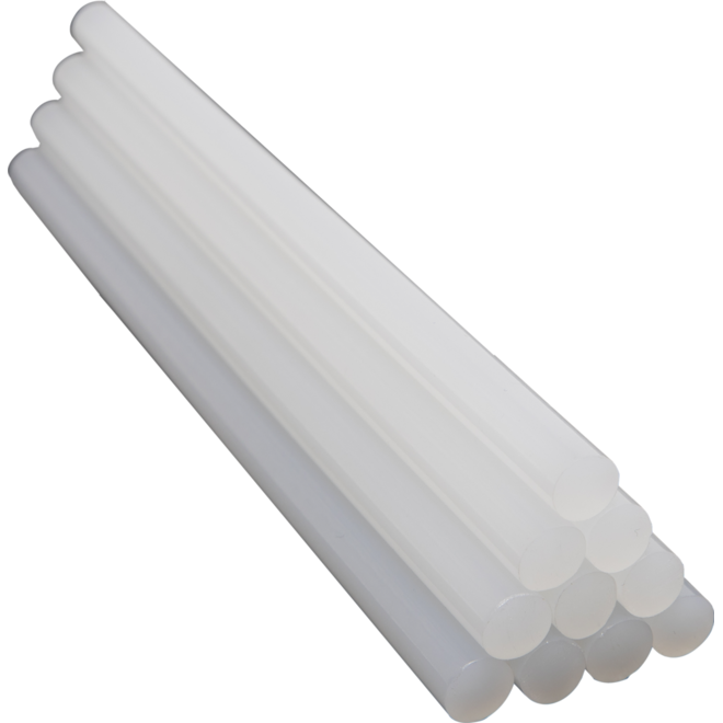 Lijmpatronen 11 mm x 20 cm, 10 stuks